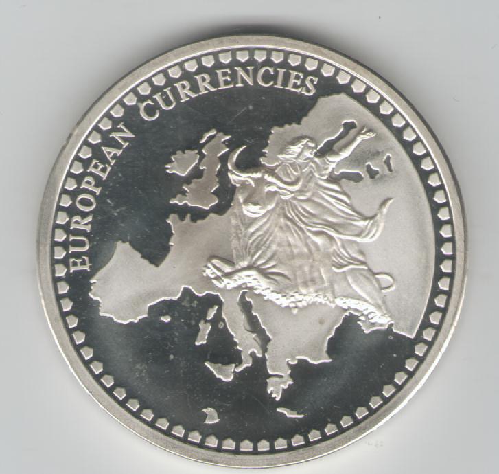  Medaille auf die D-Mark (Europäische Währungen)(k281)   