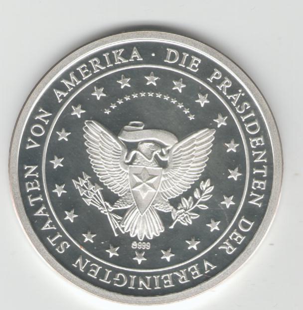  Medaille auf T.Roosevelt(Silber)(k302)   
