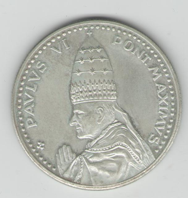  Medaille auf Papst Paul dem VI(k306)   