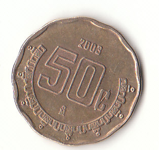  50 Centavos Mexiko 2003 (H041)   