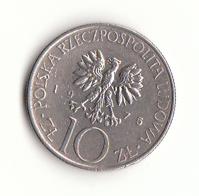  Polen 10 Zlotych 1975 (H187)   