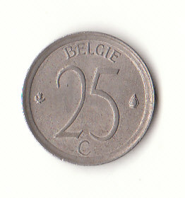  25 Centimes 1973 Belgie (H199)   