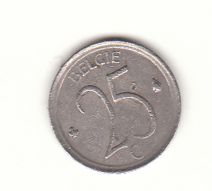  25 Centimes 1965 Belgie (G111)   