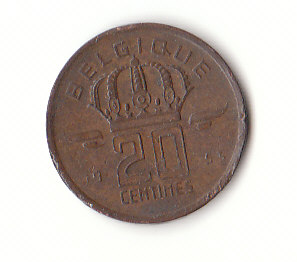  20 Centimes Belgien ( Belgique ) 1953  (F361)   