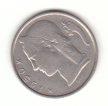  5 Francs Belgique 1950 (F307)   