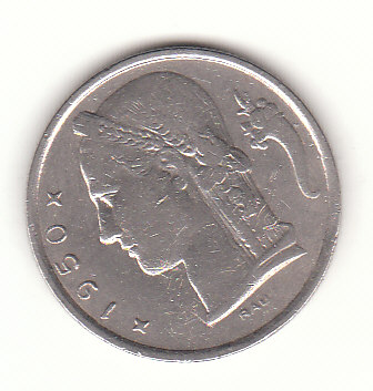  5 Francs Belgie 1950 (F892)   