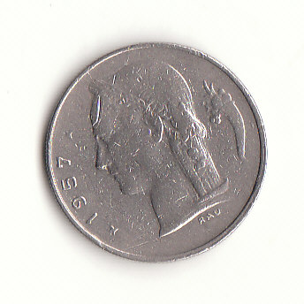  1 Franc Belgie 1957 ( G115 )   
