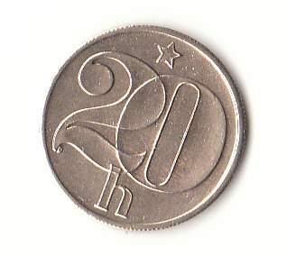  20 Heller  Tschechoslowakei 1980 (F897)   