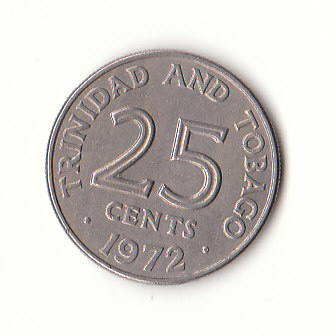  Trinidad und Tobago 25 Cent 1972( H355)   