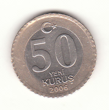  50 Kurus Türkei 2006 (H557)   