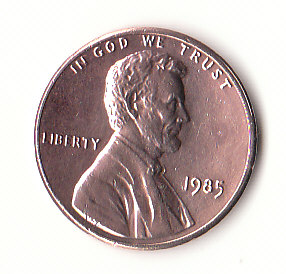  1 Cent USA 1985 ohne Mz.   (H828)   