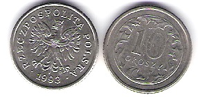  Polen 10 Groszy K-N 1993 Schön Nr.285   