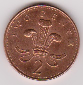  Grossbritannien 2 Pence E,K galvanisiert 2006  Schön Nr.480   