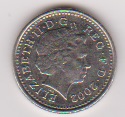  Grossbritannien 5 Pence 2002 K-N  Schön Nr.481   