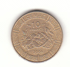  10 Franc Zentralafrikanische Staaten 2006 (B130)   