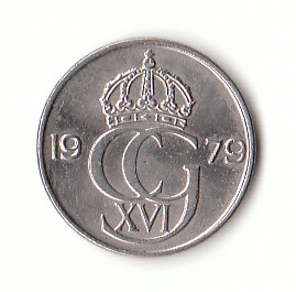  25 Öre Schweden 1979 (B149)   