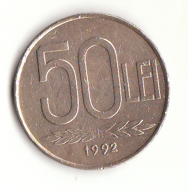  50 Lei Rumänien 1992 (B302)   