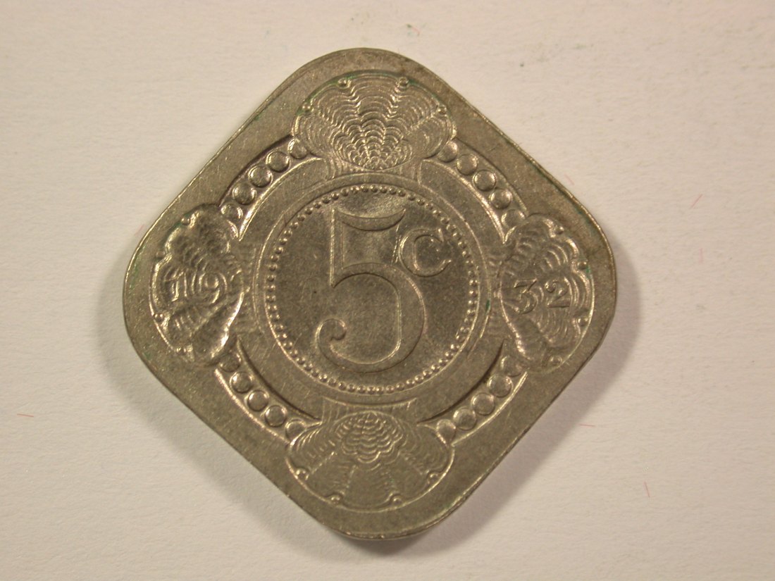  15001 Niederlande  5 Cent  1932 in vz-st Orginalbilder   