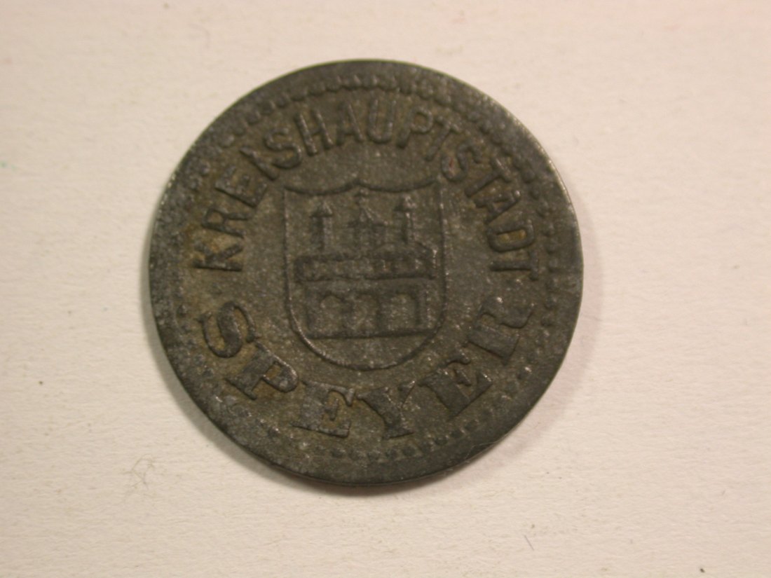  15108 Speyer 5 Pfennig 1917 in ss+  Orginalbilder   
