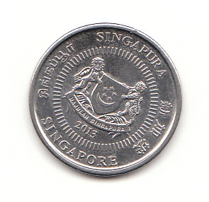  10 Cent Singapore 2013 (HB489)   