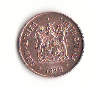  1 Cent Süd-Afrika 1978(B500)   