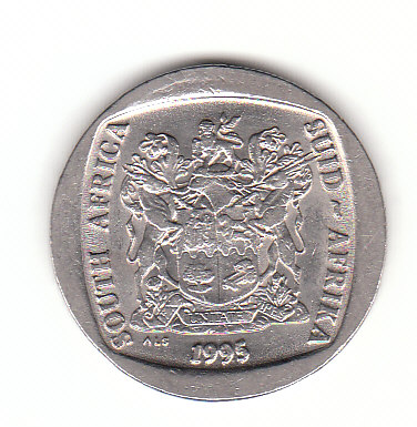  5 Rand  Süd-Afrika 1995 (B552)   