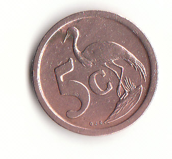  5 Cent Süd- Afrika 1990  (B591)   