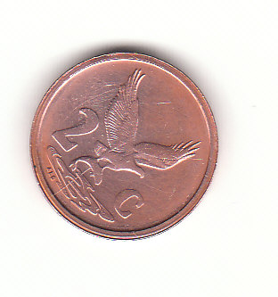  2 Cent Süd- Afrika 2001 (B592)   