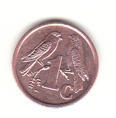  1 Cent Süd-Afrika 1996 (B597)   