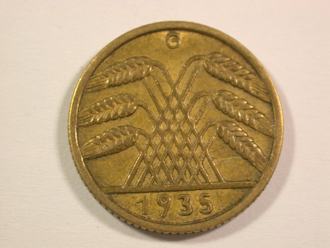  15110 Weimar 10 Reichspfennig 1935 G in ss-vz   Orginalbilder   