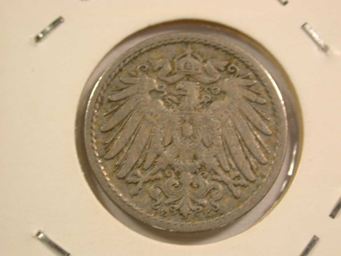  15110 KR 5 Pfennig 1900 E in ss  Orginalbilder   