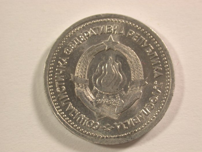  15011 Jugoslawien 1 Dinar 1963 in ST   Orginalbilder   