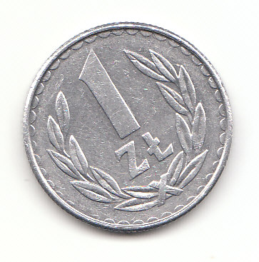  1 Zloty Polen 1987 (F252)   
