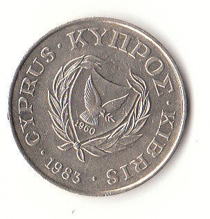  5 Mils Zypern 1977 (B782)   
