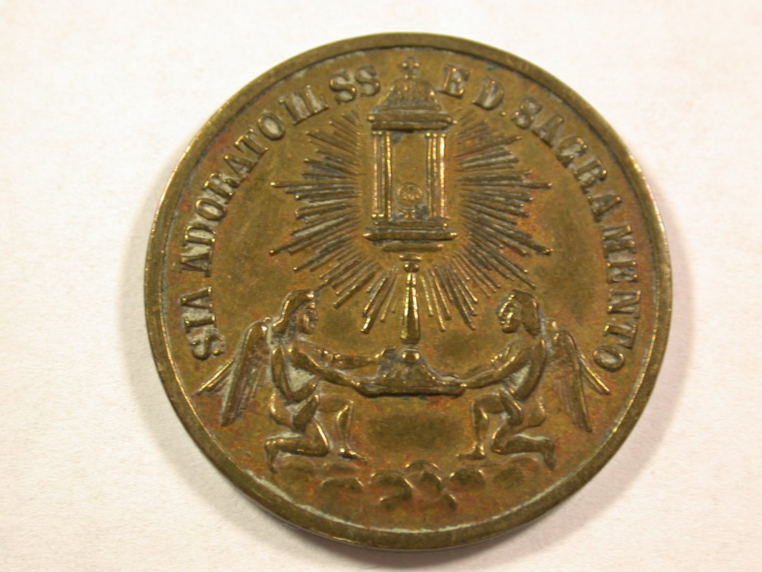  A005 Italien Sesto San Giovanni Kirche Medaille 25mm/5,8gr Orginalbilder   