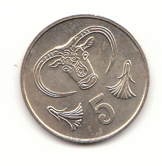  5 Mils Zypern 1983 (B833)   