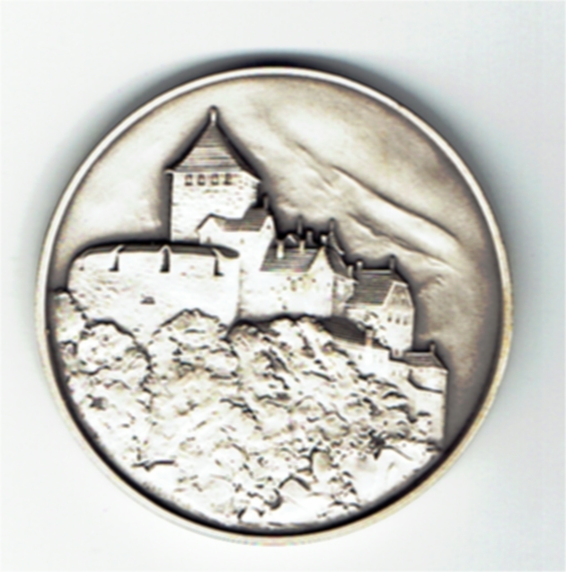  Medaille auf die 10 .Liechtensteinische Briefmarkenausstellung 1982 in Vaduz(g1268)   