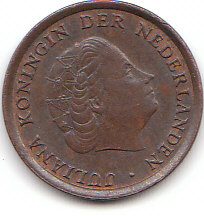Niederlande (C162)  b. 1 Cent 1967 siehe scan
