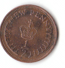 Großbritannien (C179) b. 1/2 New Penny 1971 siehe scan