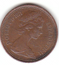 Großbritannien (C179) b. 1/2 New Penny 1971 siehe scan