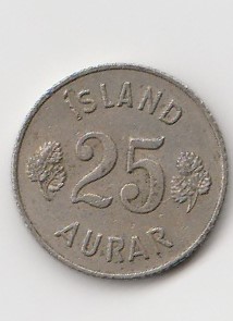  25 Aurar Island 1967 (B990)   