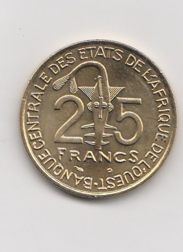  25 Franc Zentralafrikanische Staaten 2000 (K015)   