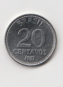  20 Centavos Brasilien 1987 (K055 )   