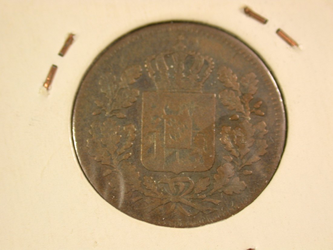  B44 Bayern  2 Pfennig 1848 in ss   Originalbilder   