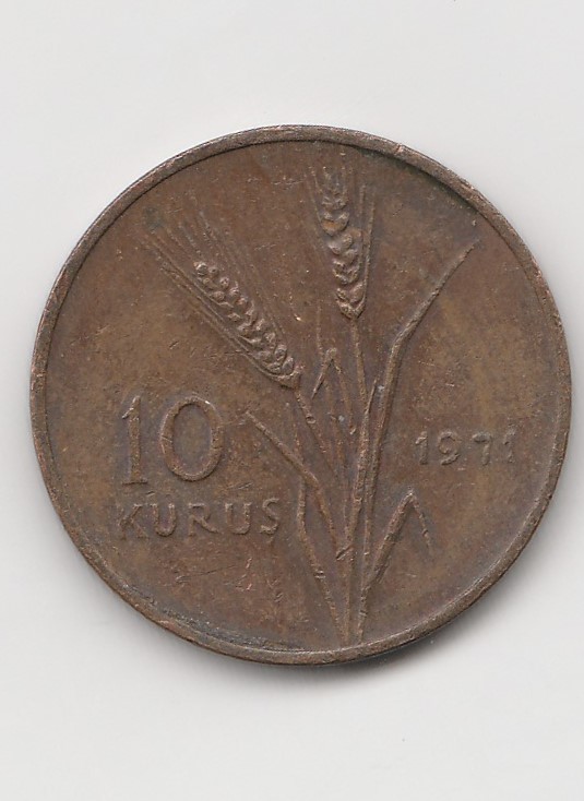  10 Kurus Türkei 1971 (K281)   