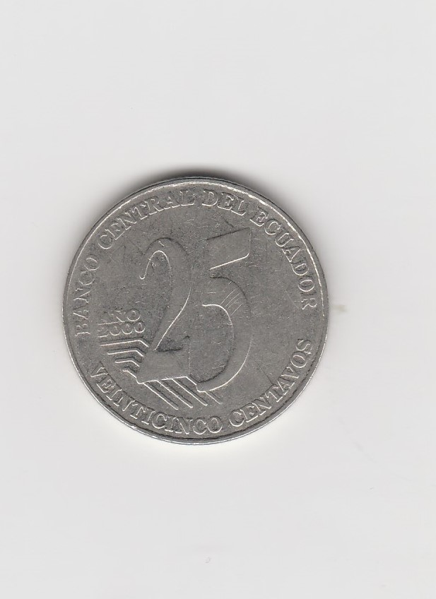  25 Centavos Ecuador 2000 (K559)   