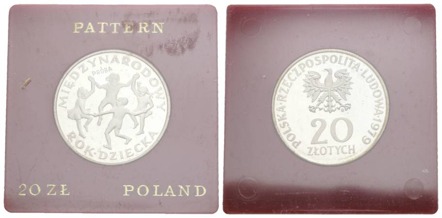  Polen, 20 Zloty 1979, Ag, PP   