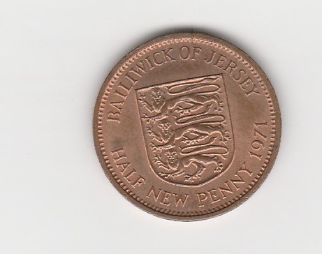  1/2  penny jersey  1971 (K625)   