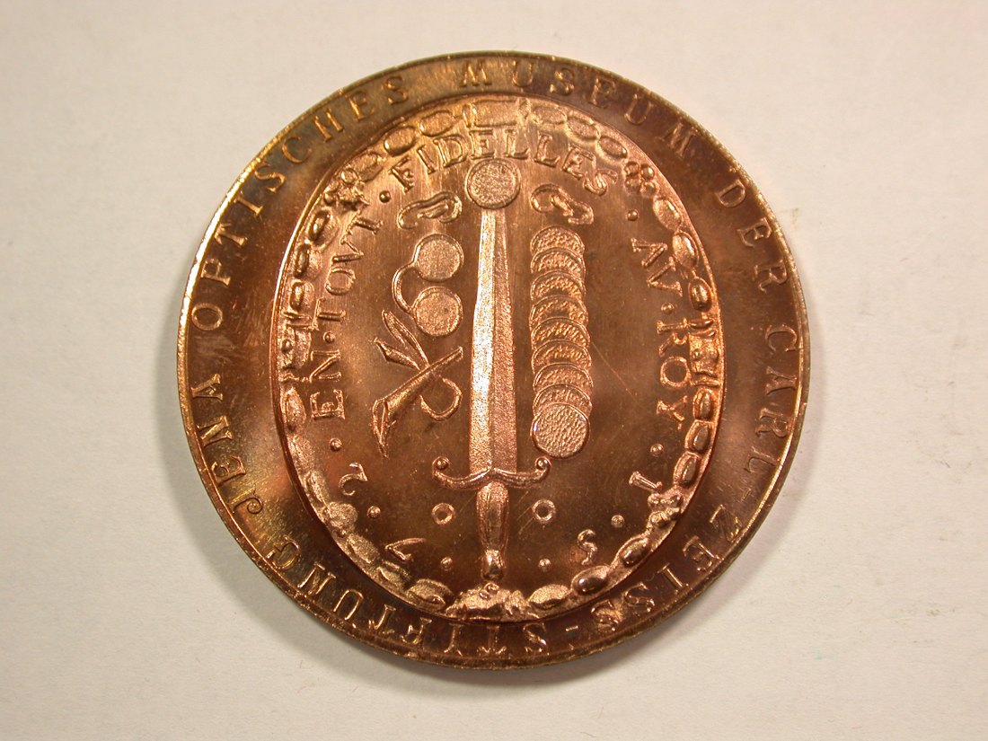 B47 Medaille auf Brielle 1572 43mm/32,18 Gr. von Zeiss Jena PP  Originalbilder   