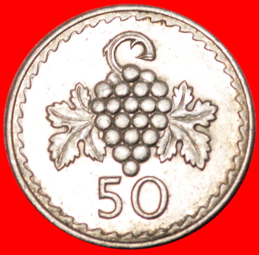  * CLUSTER of GRAPE★ CYPRUS 50 MILS 1981! LOW START★NO RESERVE!   